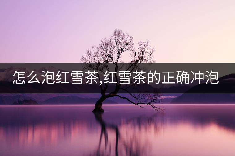 怎么泡紅雪茶,紅雪茶的正確沖泡方法！