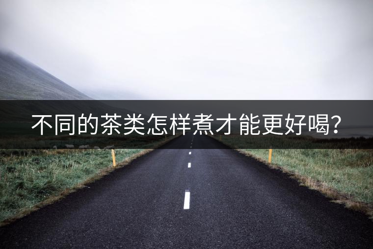 不同的茶類怎樣煮才能更好喝？