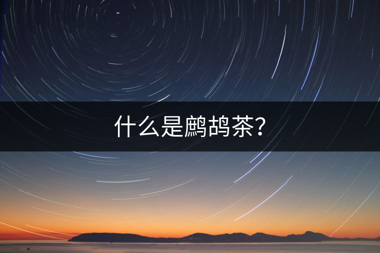什么是鷓鴣茶？