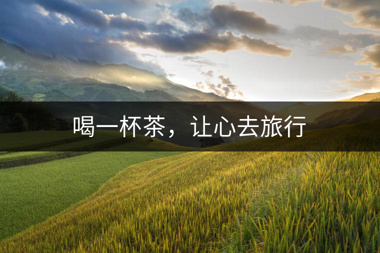 喝一杯茶，讓心去旅行