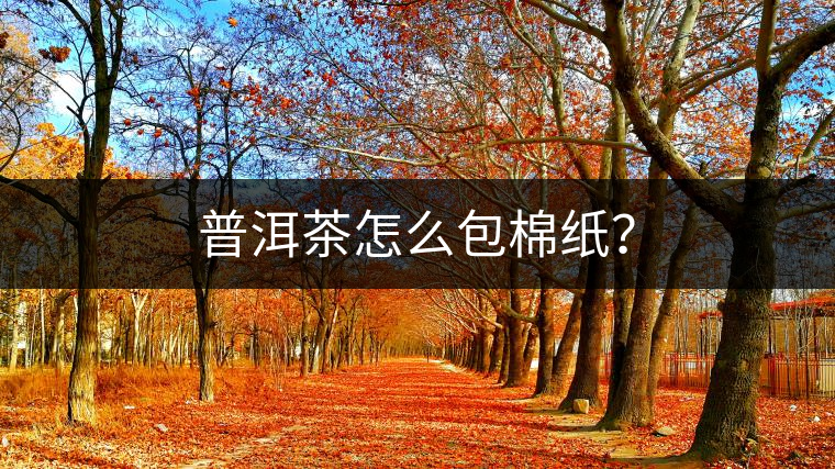 普洱茶怎么包棉紙？