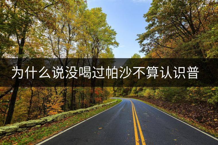 為什么說沒喝過帕沙不算認(rèn)識普洱茶？