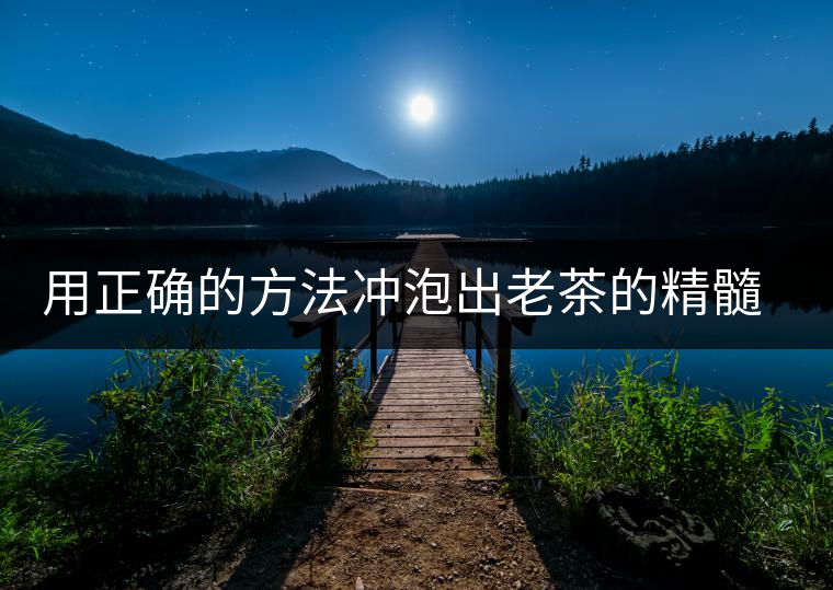 用正確的方法沖泡出老茶的精髓；評(píng)看普洱茶葉底也是一門手藝！