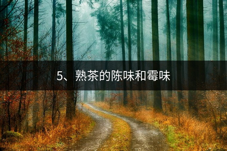 5、熟茶的陳味和霉味