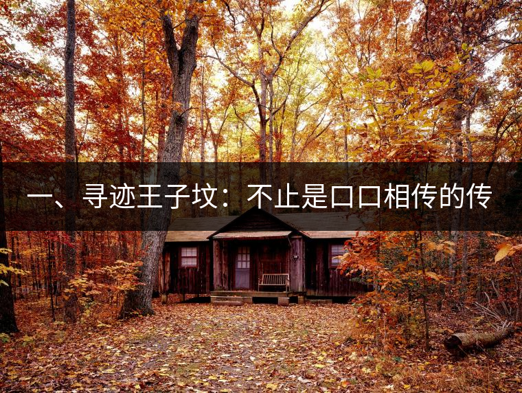 一、尋跡王子墳：不止是口口相傳的傳說，是刻在土地里的歷史